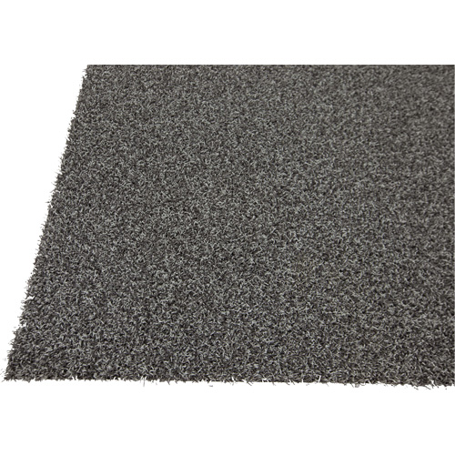 Tapis dint&eacute;rieur/ext&eacute;rieur Tundra, Latex/Polypropyl&egrave;ne, Grattoir Type, Motif Velours touffet&eacute;, 3-1/2' x 10', Gris Fastek