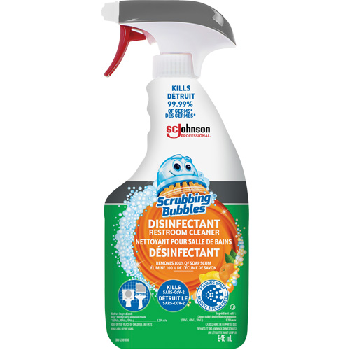 Scrubbing Bubbles&reg; Disinfecting Restroom Cleaner, 32 oz., Trigger Bottle Fastek