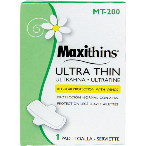 Serviettes Maxi Maxithins ultra minces avec ailes Fastek