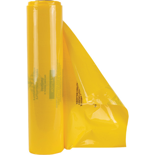 Hazardous Waste Liners, Asbestos, 40" L x 26" W, 3 mils Fastek