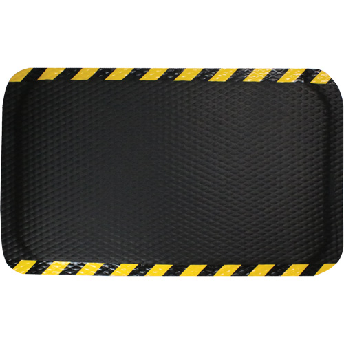 Hog Heaven Mat, Diamond, 3' x 5' x 5/8", Black/Yellow, Nitrile Fastek