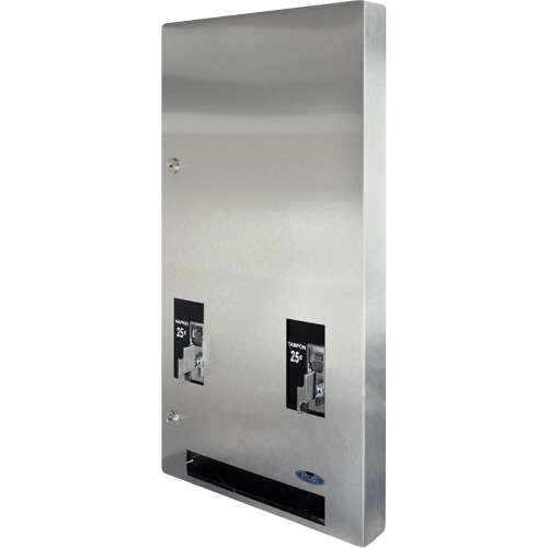 Recessed Double Napkin & Tampon Vendor Fastek