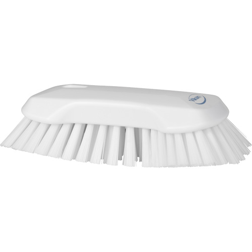 Brosse &agrave; main, Soies Tr&egrave;s ferme, Longueur de 9-1/10", Blanc Fastek