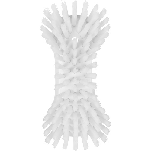 Brosse &agrave; main, Soies Tr&egrave;s ferme, Longueur de 9-1/10", Blanc Fastek