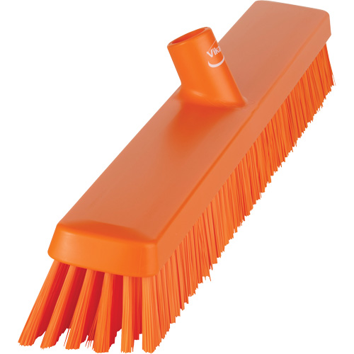 Balai-brosse robuste, Crins Fin/Ferme, 24", Orange Fastek