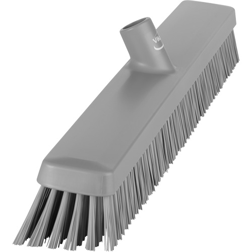 Balai-brosse robuste, Crins Fin/Ferme, 24", Gris Fastek
