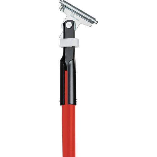 Manche rouge pour vadrouille &agrave; &eacute;pousseter Clipper, Fibre de verre, 1" dia, 60" lo Fastek