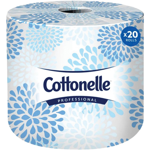 Papier hygi&eacute;nique professionnel Cottonelle, 2 Pli, 451 Feuilles/Rouleu, Blanc Fastek