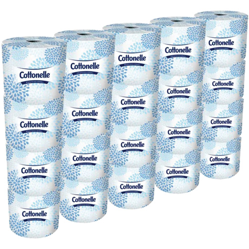 Papier hygi&eacute;nique professionnel Cottonelle, 2 Pli, 451 Feuilles/Rouleu, Blanc Fastek