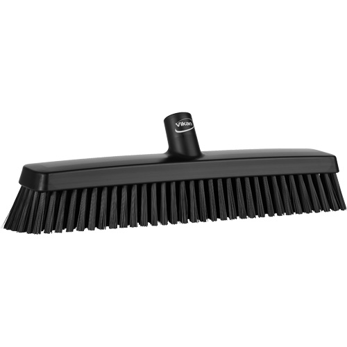 T&ecirc;te de balai-brosse, Crins Fin/Ferme, 16-1/2", Polyester/Polypropyl&egrave;ne, Noir Fastek
