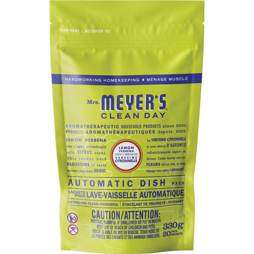 Mrs. Meyer's&reg; Clean Day Automatic Dish Pacs Detergent, Pods, 330 g, Lemon Verbena Fastek