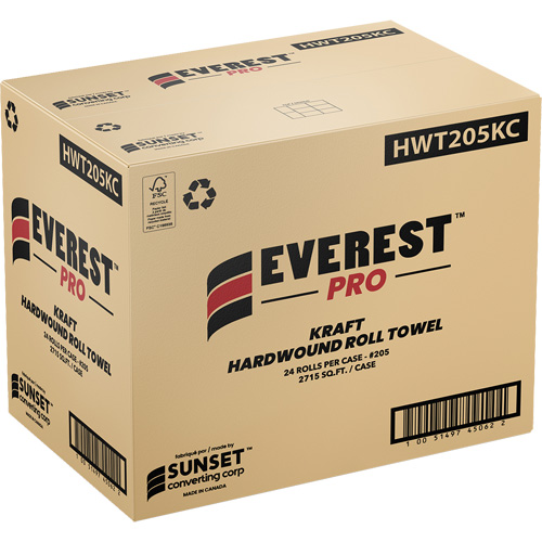 Everest Pro Kraft Hardwound Roll Towels, 1 Ply, Standard Fastek