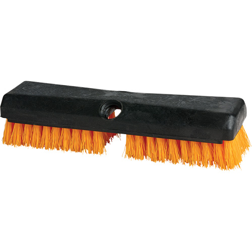 Cleaning Brush, 10" L, Polypropylene Bristles, Black/Red Fastek