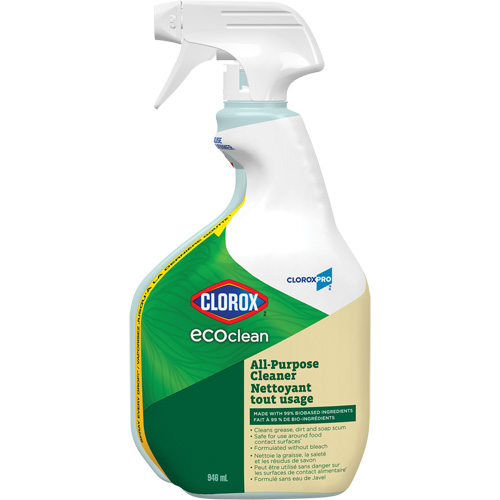 Nettoyant tout usage CloroxPro Clorox EcoClean, 946 ml, Bouteille &agrave; g&acirc;chette Fastek