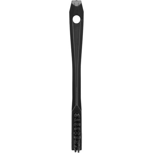 Brush, Extra Stiff Bristles, 8-1/10" Long, Black Fastek