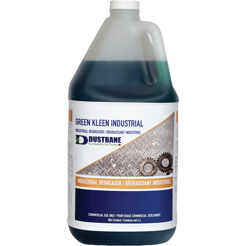 D&eacute;graissant industriel & nettoyant de r&eacute;sidu de refroidissant Green Kleen, 4 L, Cruche Fastek