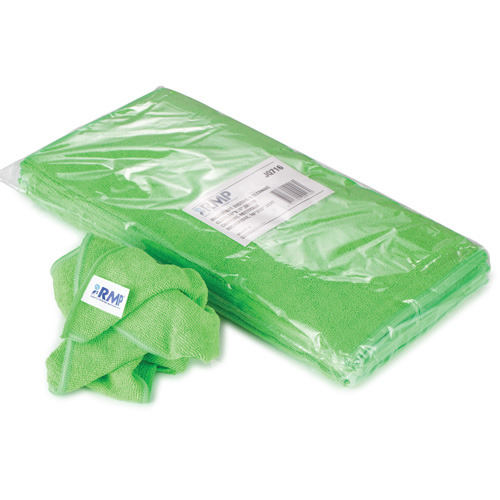 Chiffon de d&eacute;poussi&eacute;rage et nettoyage, Microfibre, Vert Fastek