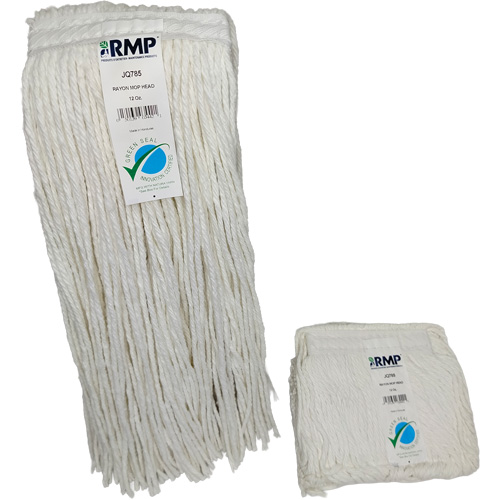 T&ecirc;te de vadrouille &eacute;troite &agrave; 4 plis, Rayonne, 12 oz, Style Coup&eacute; Fastek