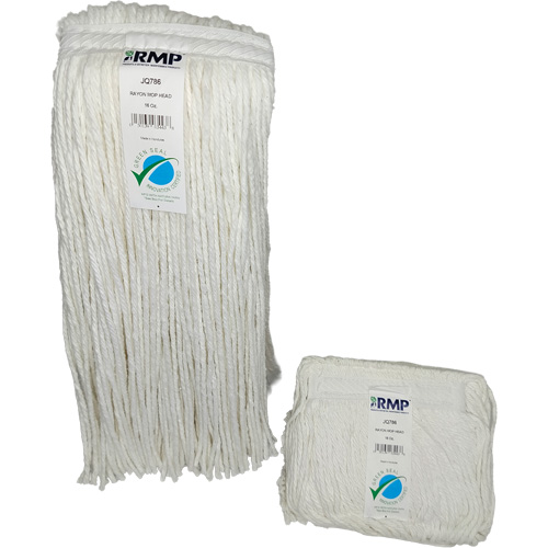 T&ecirc;te de vadrouille &eacute;troite &agrave; 4 plis, Rayonne, 16 oz, Style Coup&eacute; Fastek