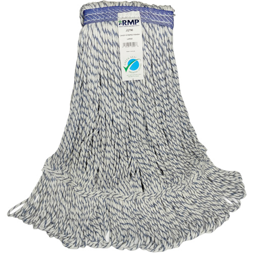 Candy-Striped Mop Head, Floor Finishing, Synthetic, Loop Style Fastek