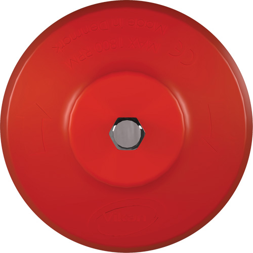 Brosse ronde HyDrive pour perceuse, Soies Tr&egrave;s ferme, Longueur de 3-1/10", Rouge Fastek