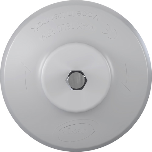 Brosse ronde HyDrive pour perceuse, Soies Tr&egrave;s ferme, Longueur de 3-1/10", Blanc Fastek