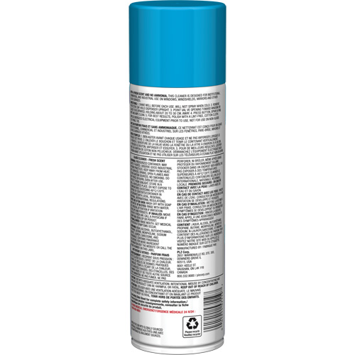 Nettoyant pour vitres Pro Line sans ammoniaque, au parfum frais, 19 oz., Canette a&eacute;rosol Fastek