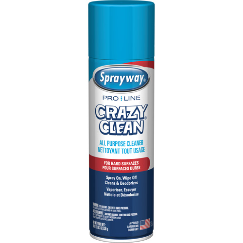 Pro Line Crazy Clean&reg; All Purpose Crazy Cleaner, 19 oz., Aerosol Can Fastek