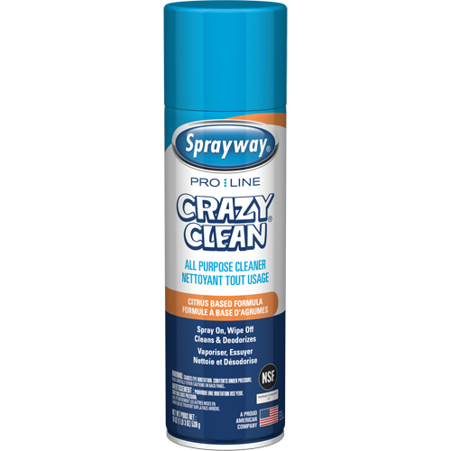Pro Line Crazy Clean&reg; All Purpose Cleaner, 19 oz., Aerosol Can Fastek