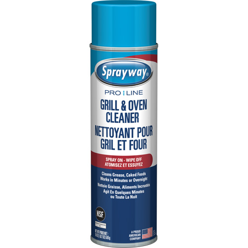 Industrial Strength Grill & Oven Cleaner, 20 oz., Aerosol Can Fastek
