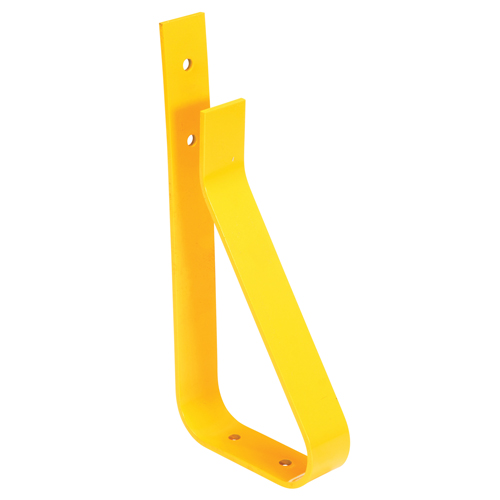 Rail Post, Steel, 10-3/4" L x 24" H, Yellow Fastek
