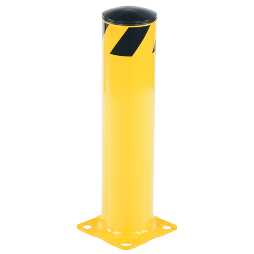 Butoir de s&eacute;curit&eacute;, Acier, 24" h x 5-1/2" la, Jaune Fastek