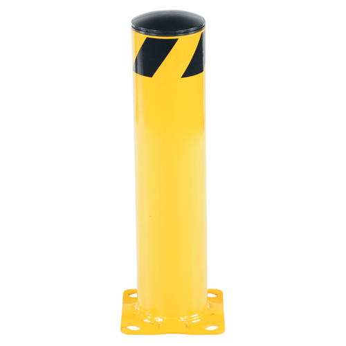 Butoir de s&eacute;curit&eacute;, Acier, 24" h x 5-1/2" la, Jaune Fastek