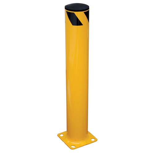 Butoir de s&eacute;curit&eacute;, Acier, 36" h x 5,5" la, Jaune Fastek