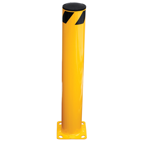 Butoir de s&eacute;curit&eacute;, Acier, 36" h x 5,5" la, Jaune Fastek