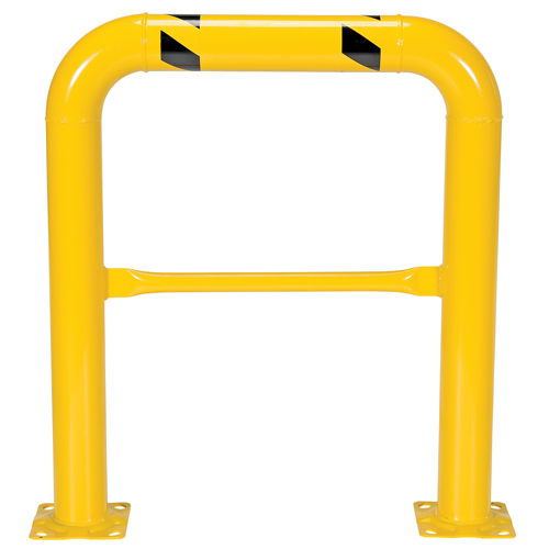 High Profile Machinery Guards, 3' W x 3.5' H, Yellow Fastek