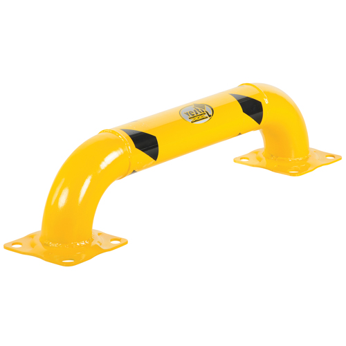 Low Profile Rack Guards, 3' W x 0.75' H, Yellow Fastek