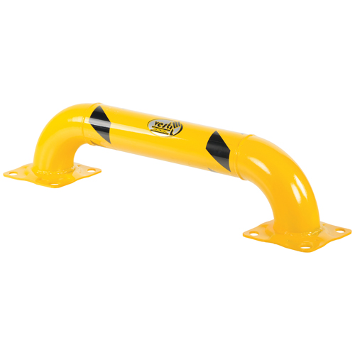 Low Profile Rack Guards, 3' W x 0.75' H, Yellow Fastek