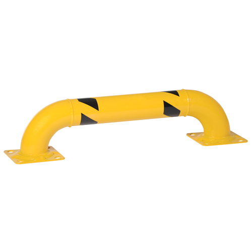 Low Profile Rack Guards, 3' W x 0.75' H, Yellow Fastek