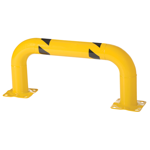 Low Profile Rack Guards, 3' W x 1.4' H, Yellow Fastek