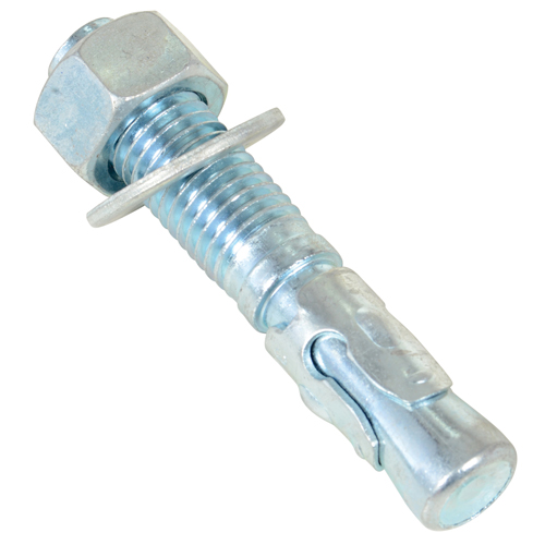 Wedge Bolt Anchor, Zinc Plated, 3/4" x 4-1/4" Fastek