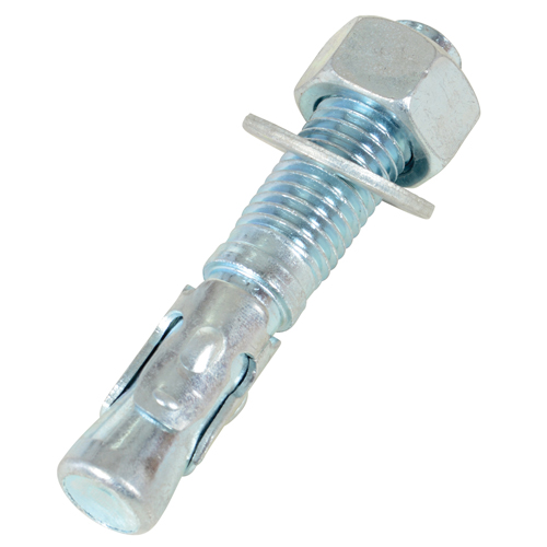 Wedge Bolt Anchor, Zinc Plated, 3/4" x 4-1/4" Fastek
