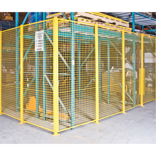 Wire Mesh Partition Components - Universal Posts, 10-1/4' H Fastek