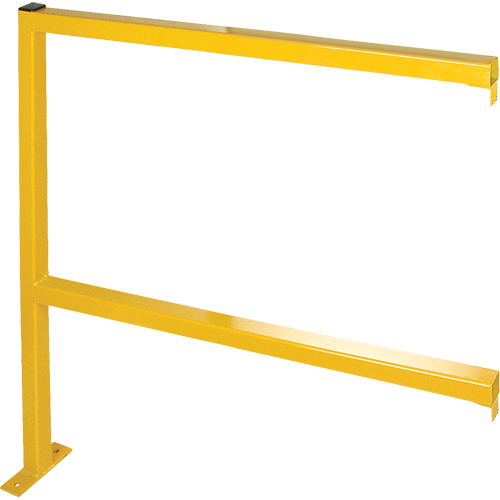 Protecteurs de p&eacute;rim&egrave;tre - Style tubulaire, 46" la x 49-1/2" h, Jaune Fastek