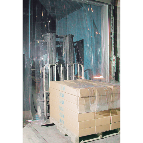 Strip Curtain Doors, 8' x 10' Door Opening, 12" Strip Width, 0.120" Strip Thickness Fastek