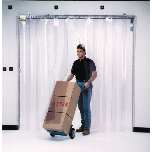 Strip Curtain Doors, 8' x 8' Door Opening, 12" Strip Width, 0.120" Strip Thickness Fastek