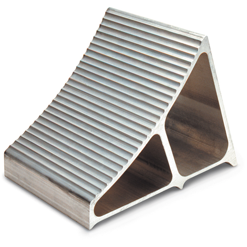 Aluminum Wheel Chocks, 7" W x 11-1/2" D x 8" H Fastek