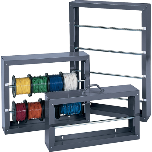 Wire Spool Rack - 1 Rod, 1 Rod, 6" W x 26-1/8" D x 10-3/8" H Fastek