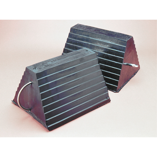 Cale de roue, 9" x 8" x 6", Noir Fastek