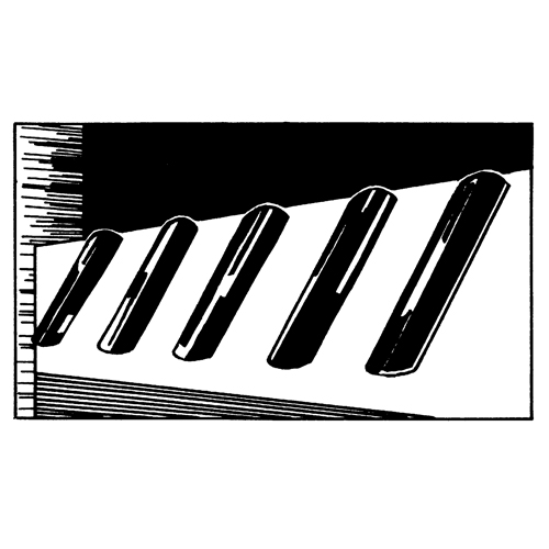 Extruded Rubber Dock Fenders, Rubber, 4-1/2" W x 12" L x 3-3/4" D Fastek